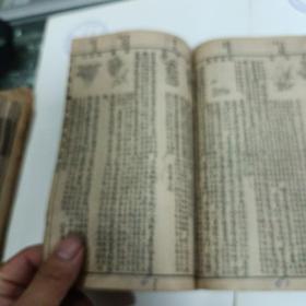 民国《补图本草备要》八卷合订一册全  后附汤头歌诀