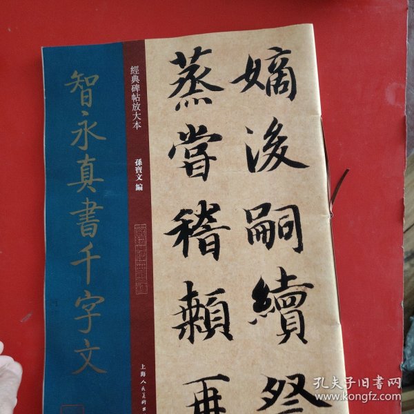 经典碑帖放大本——智永真书千字文