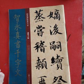 经典碑帖放大本——智永真书千字文