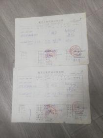 桂林市元线电三厂与开封市电子器材公司产品订货合同一式两份1987年