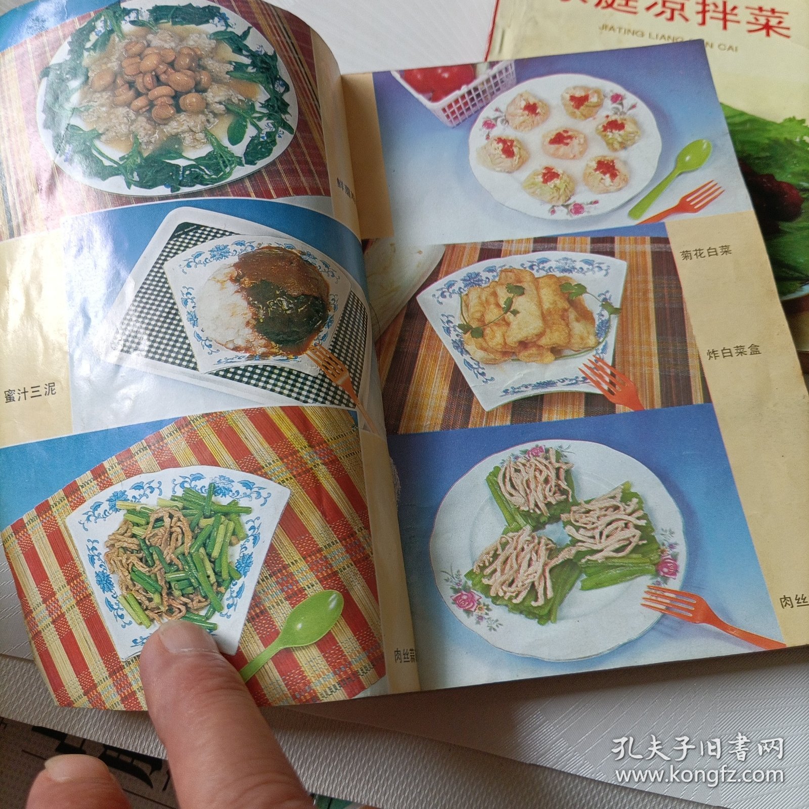 家庭蔬菜烹调350种、家庭凉拌菜——共2册