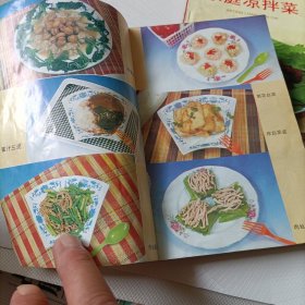 家庭蔬菜烹调350种、家庭凉拌菜——共2册
