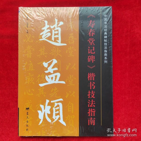 中国书法经典碑帖技法指南系列：赵孟頫《寿春堂记碑》楷书技法指南【正版 未拆封】