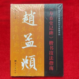 中国书法经典碑帖技法指南系列：赵孟頫《寿春堂记碑》楷书技法指南【正版 未拆封】