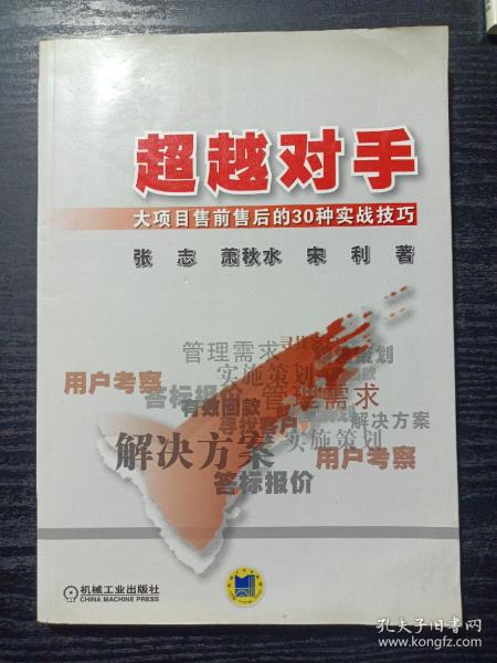 超越对手：大项目售前售后的30种实战技巧