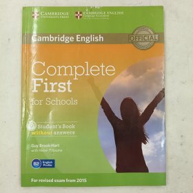 Cambridge English: Complete First For Schools B2 附光盘 正版二手书