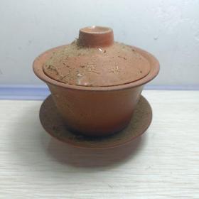 紫砂茶盖碗