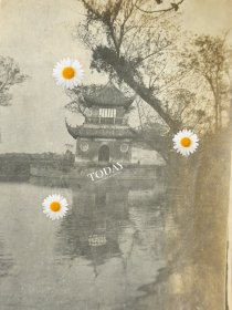 民国上海嘉定风景老照片嘉定魁星阁老照片(私人拍摄，角度独特)