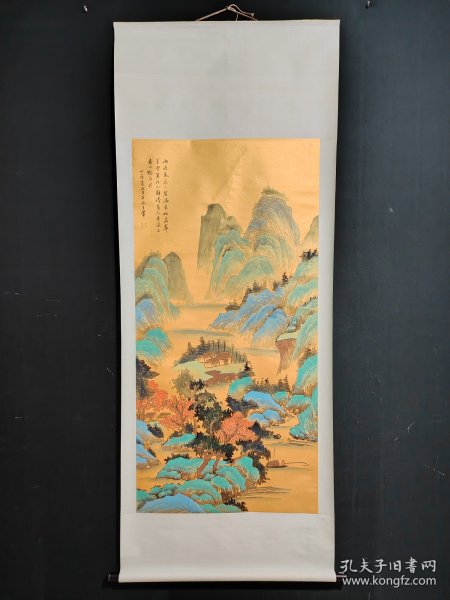 编号E1192 装裱尺寸：197cm×79cm 画芯尺寸：136cm×67cm