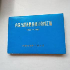 内蒙古甜菜糖业统计资料汇编1952-1982