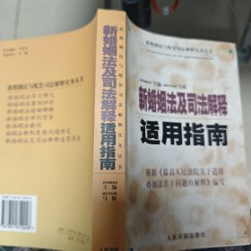 新婚姻法及司法解释适用指南