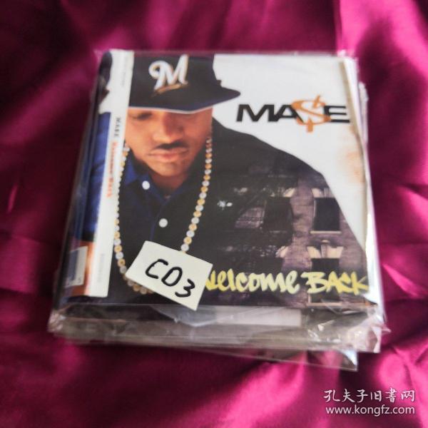 mase   welcome  back  原版拆封打眼cd盘面无盒。