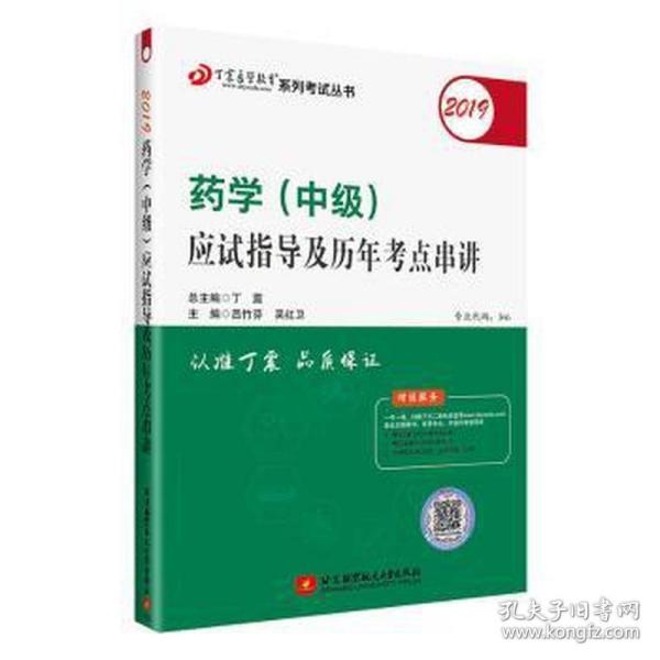 全国卫生职称专业技术资格证考试：药学资格考试：丁震2019药学（中级）应试指导及历年考点串讲