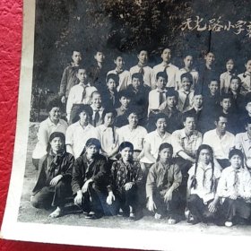 老照片，天光路小学第二届毕业生六年四班合影，1965年6月21日