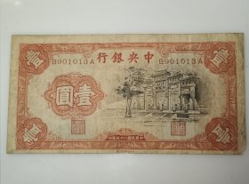 1936年中央銀行一元