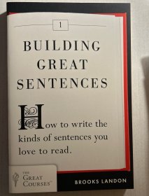 如何造句 英文原版 Building Great Sentences 英语写作学习指南 雅思托福写作指导书
