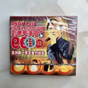 刘德华99演唱会VCD 未拆封 塑封有破损