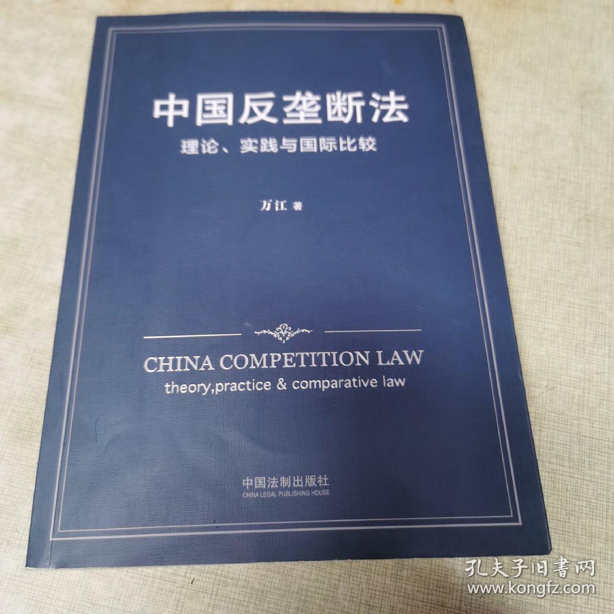 中国反垄断法：理论、实践与国际比较