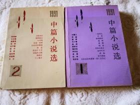 1991中篇小说选.第一辑 第二辑 两本