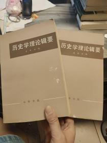 历史学理论辑要上下册（部份页有画线和字迹如图所示）