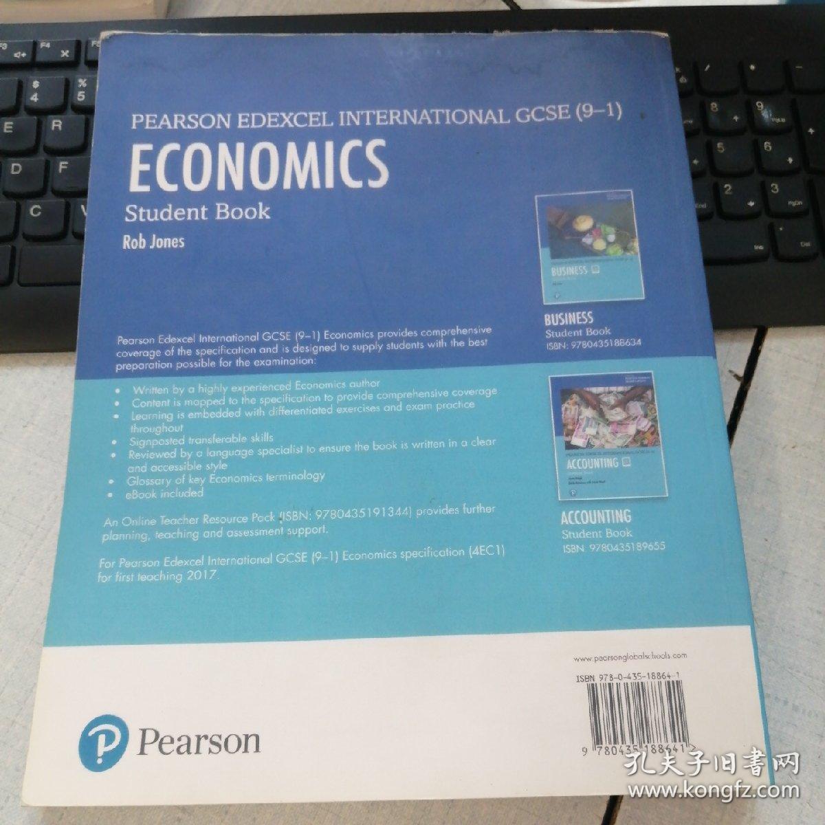 PEARSON EDEXCEL INTERNATIONAL GCSE(9-1) ECONOMICS  经济学