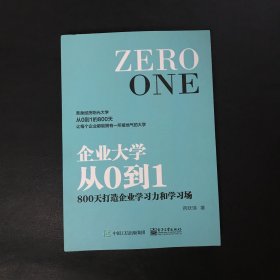 企业大学从0到1：800天打造企业学习力和学习场