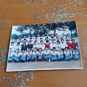 老照片 2008年额莫勒中心校小学毕业生留影