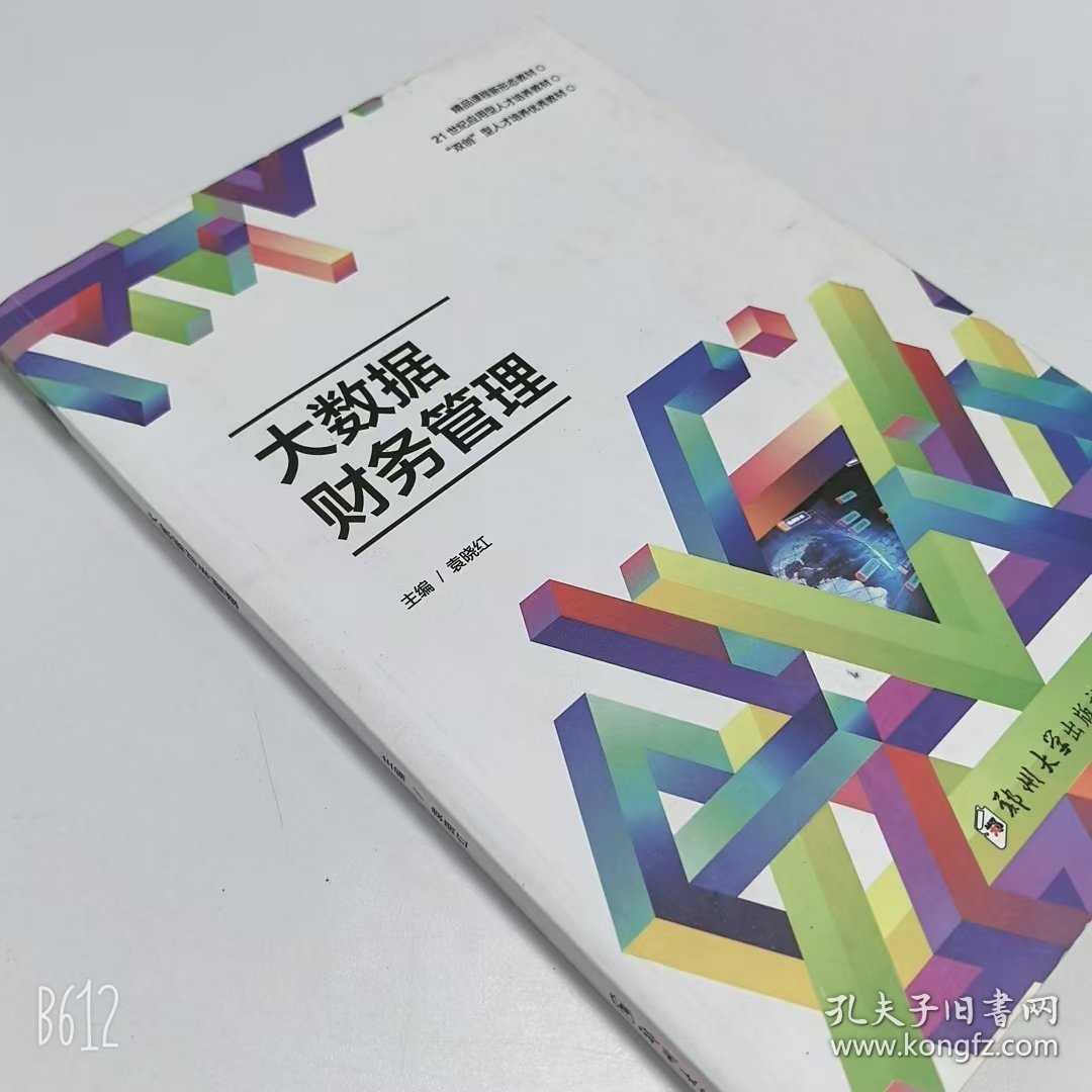 【正版二手】大数据财务管理袁晓红9787564589882郑州大学出版社