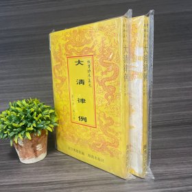 大清律例 全二册 故宫珍本丛刊·第331册-第332册（瑕疵.破损.受潮.缺封底……）