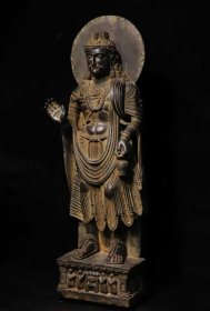 （议价） 片岩犍陀罗艺术佛像高120cm宽50cm厚22cm