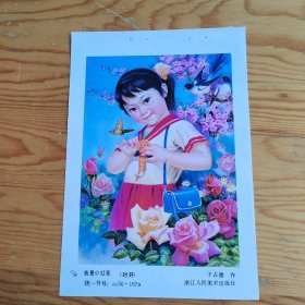 我是小红花，年画，2023年。11月27号上，