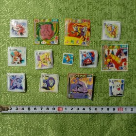 童年记忆·卡片收藏：老贴纸13枚合售