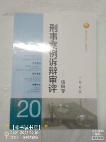 刑法分则实务丛书·刑事案例诉辩审评：盗窃罪