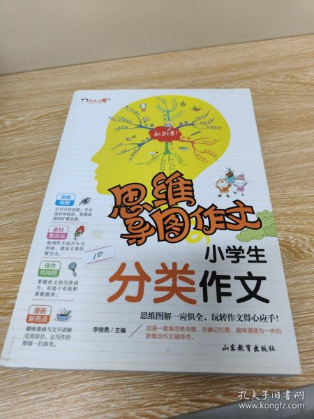 思维导图作文：小学生分类作文/集思维导图形象记忆图趣味漫画为一体的新概念作文辅导书