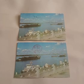 两枚1984年实邮明信片合售