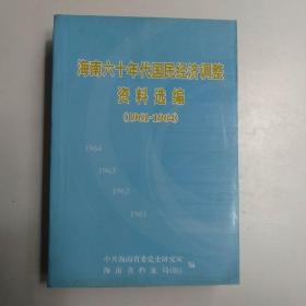 海南六十年代国民经济调整资料选编（1961_1964）