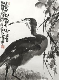 美術(shù)學(xué)博士陳昭作品《落花》