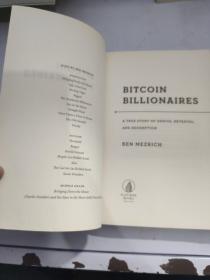 英文原版Bitcoin Billionaires 比特币亿万富翁Ben Mezrich