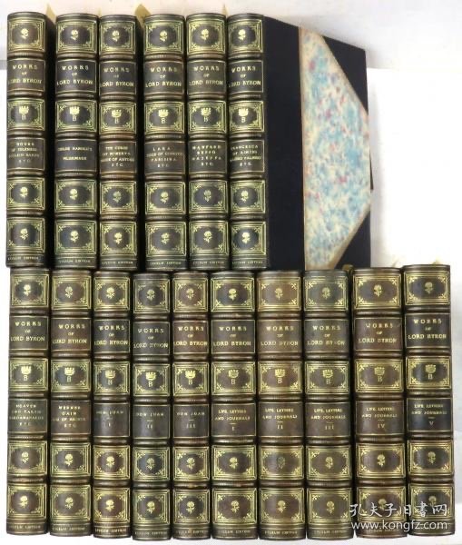 The Works of Lord Byron. With His Letters and Journals and His Life，By Thomas Moore. Edited and with an Introduction by Richard Henry Stoddard. Ｌ.バイロン作品集　ライシーアム版　限定750部