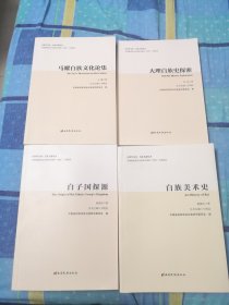 白族学文库·名家名著丛书【马曜白族文化论集、大理白族史探索、白族美术史、白子国探源】4册合售