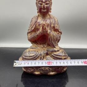 高仿老皮琥珀佛像人物摆件
【尺寸】15.5*25.5cm（手工测量略有误差)
【重量】1516.5g