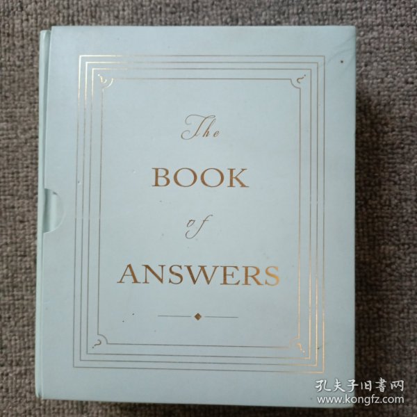 The BOOK of ANSWERS