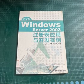 中文版Windows Server 2003：注册表应用与开发实例