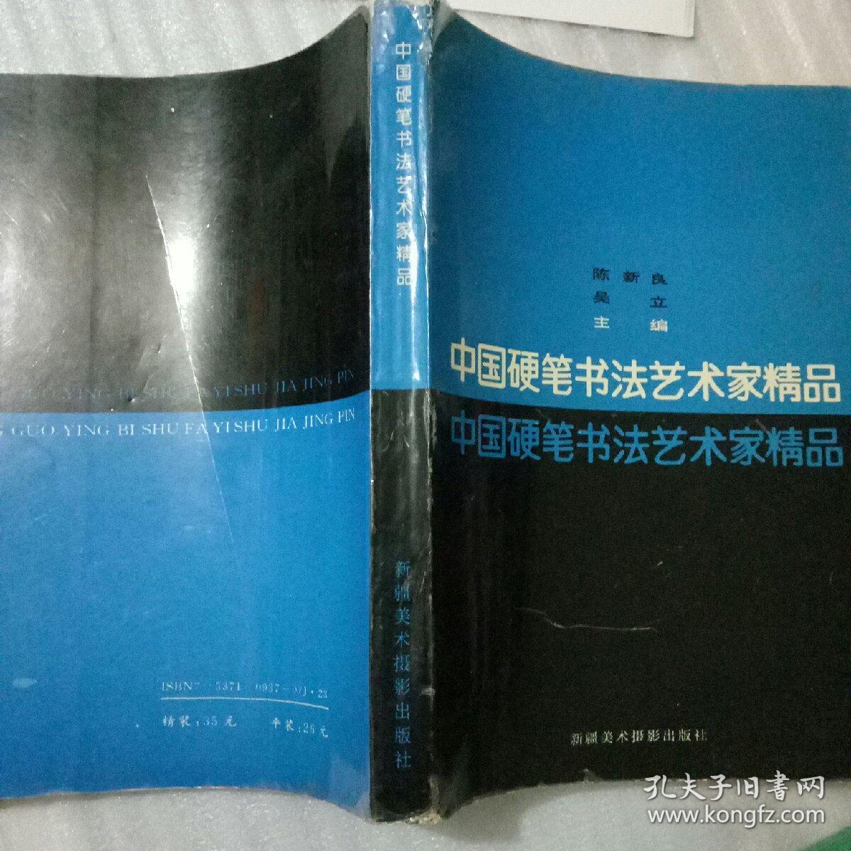 中国硬笔书法艺术家精品（沈鹏题签、沈鸿根等480人书法、请阅详细描述、16开376页）