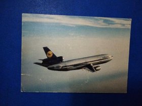 汉莎航空DC10 明信片