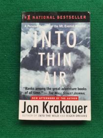 Into Thin Air：A Personal Account of the Mt. Everest Disaster