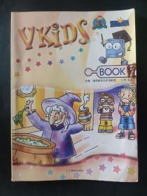 两本一套 一张光盘 天童美语 含光盘一张 vkids book7 workbook7 英语 天童维克斯系列英语教程 内页局部有笔迹划线 教材书第7册 cd1