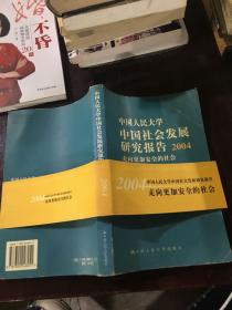 中国人民大学中国社会发展研究报告2004：走向更加安全的社会