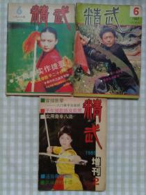 精武1989年增刊（二）+1988年/6（双月刊）+1987年/6（双月刊）；三本合售