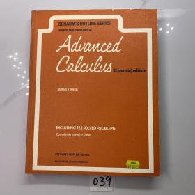 SCHAUM’S OUTLINE OF THEORY AND PROBLEMS of ADVANCED CALCULUS(全英文)